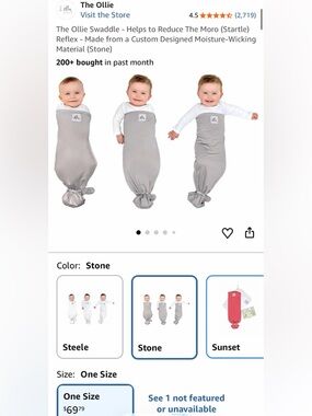 The Ollie Swaddle - Stone